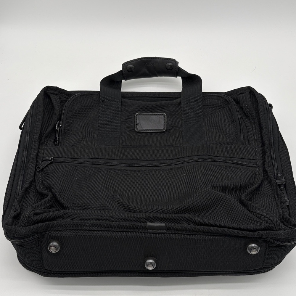 Tumi Black Laptop Travel Work Case 16x12